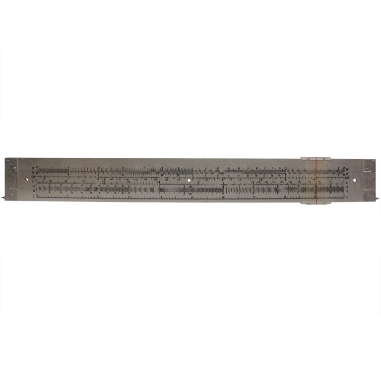 Vintage Over Sized Wooden Slide Ruler For Sale At 1stdibs