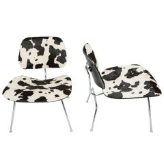 Charles & Ray Eames For Herman Miller LCM Cowhide Chairs, 4 available