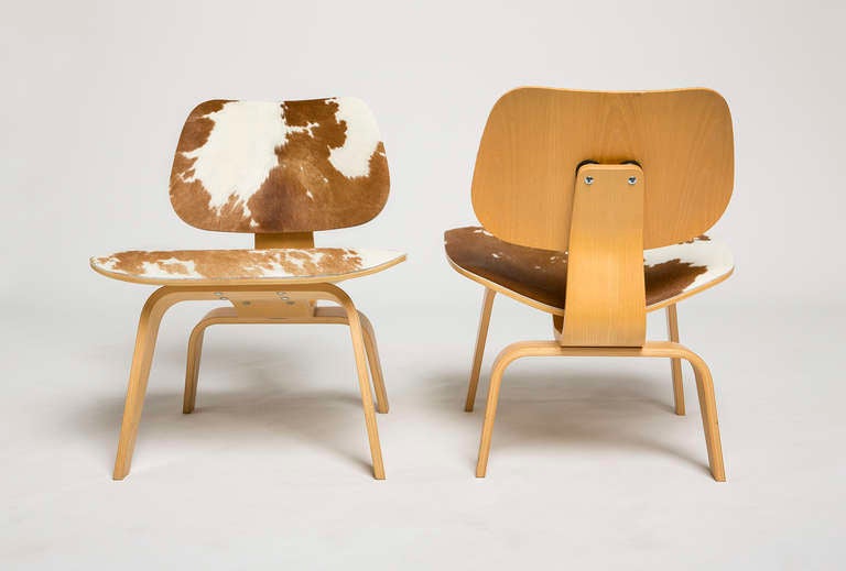 American Charles & Ray Eames LCW Chairs For Herman Miller