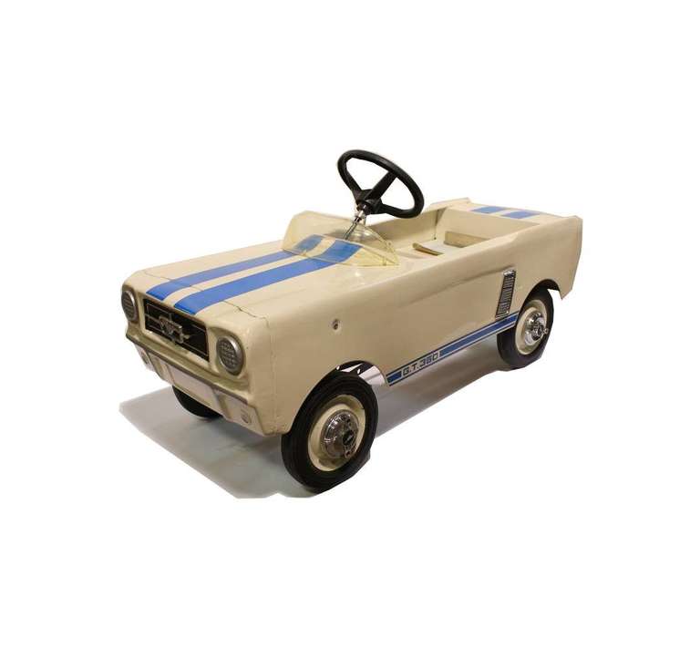 1960's original Ford Mustang G.T. 350 pedal car.