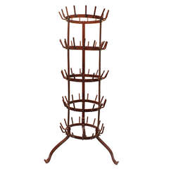 Antique French Large Wine Rack