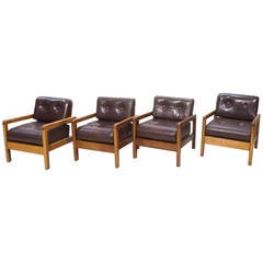 Stylish Milo Baughman Lounge Chairs for Thayer Coggin 1
