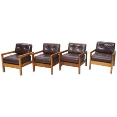 Stylish Milo Baughman Lounge Chairs for Thayer Coggin