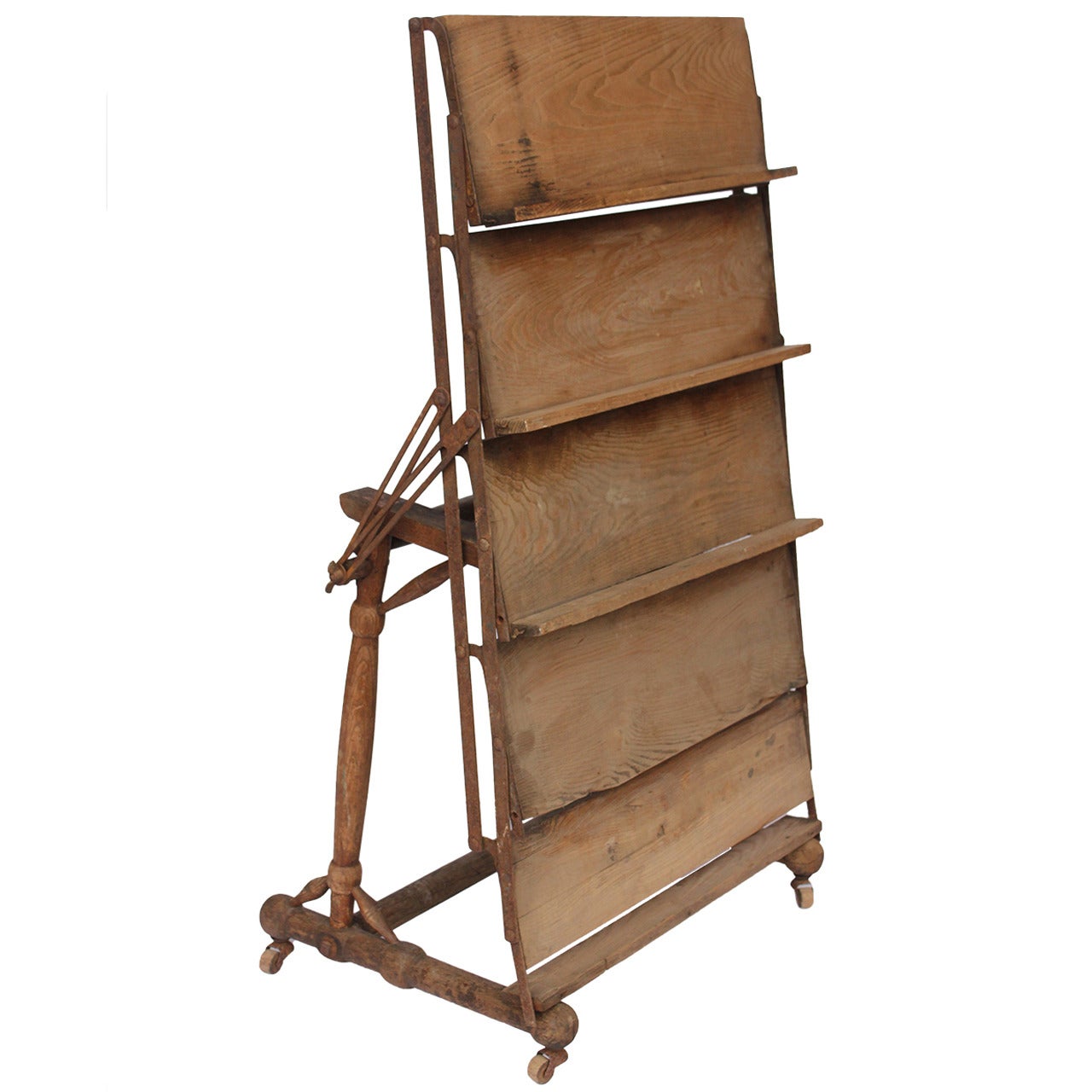 Unusual Antique Department Store Book Stand For Sale
