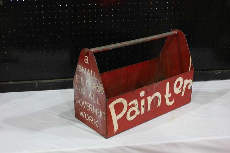 sign painters tool box
