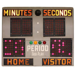 Vintage 1950's Scoreboard