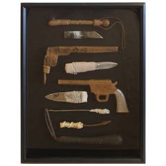 Vintage Collection of Nine Prison Shivs and Weapons
