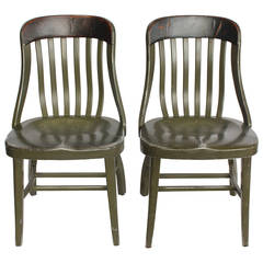 Retro Metal Chairs by Shaw Walker