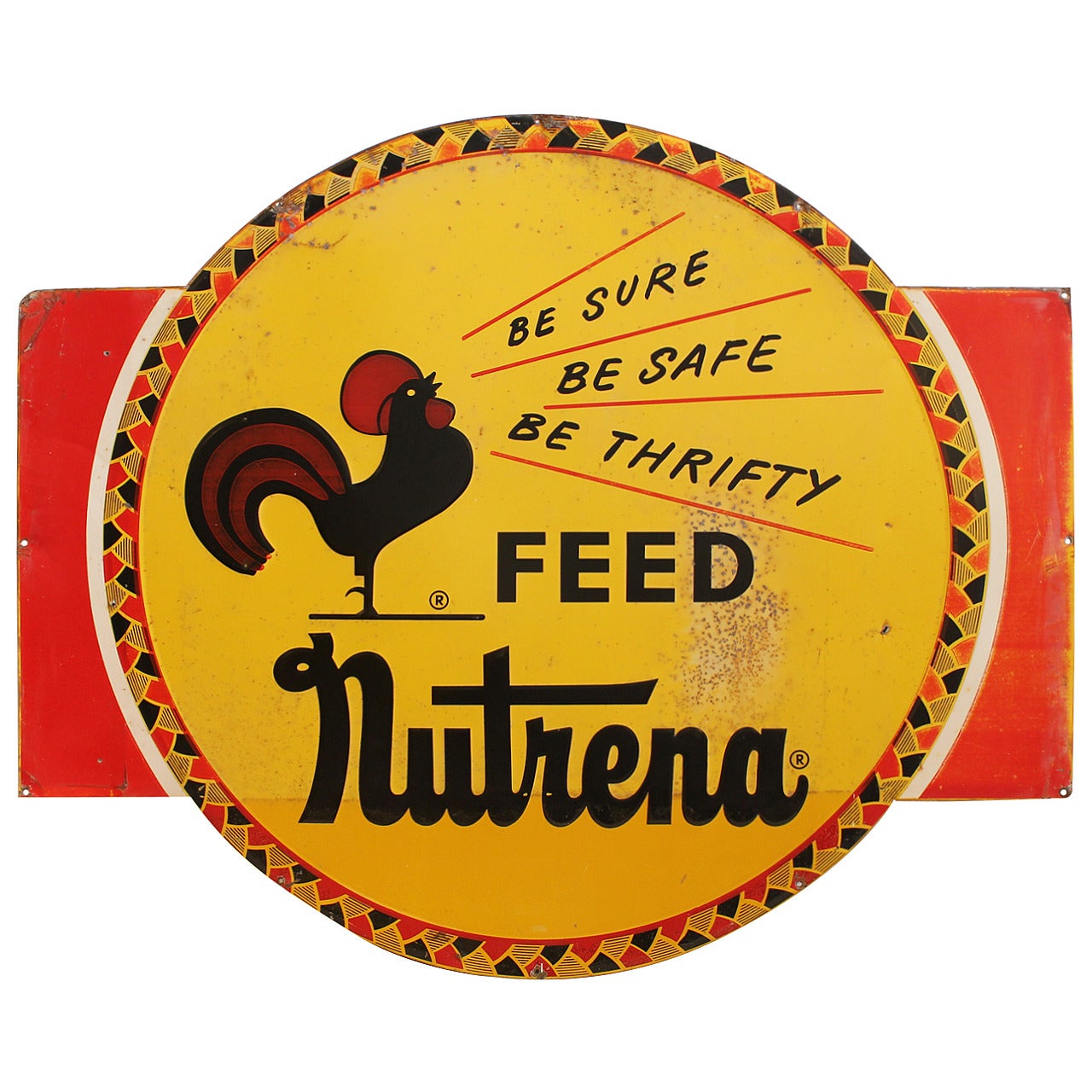 Vintage Metal Nutrena Sign