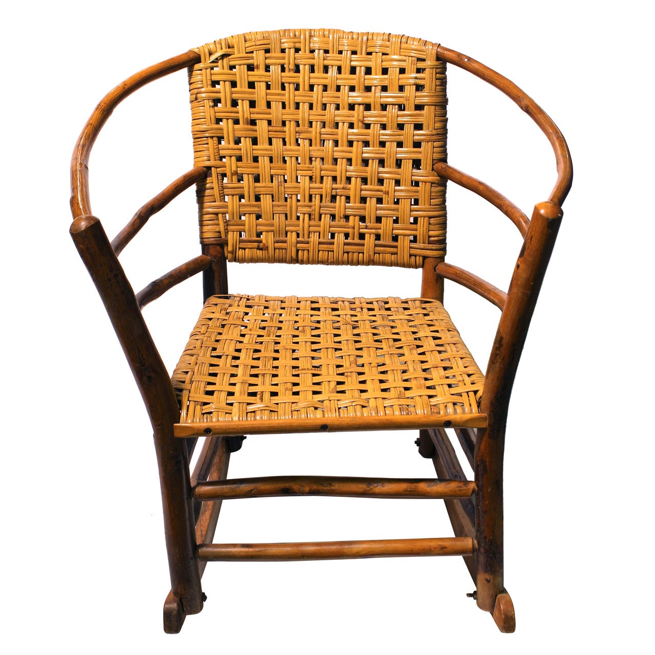 1940s American Old Hickory Co. Rocking Chair