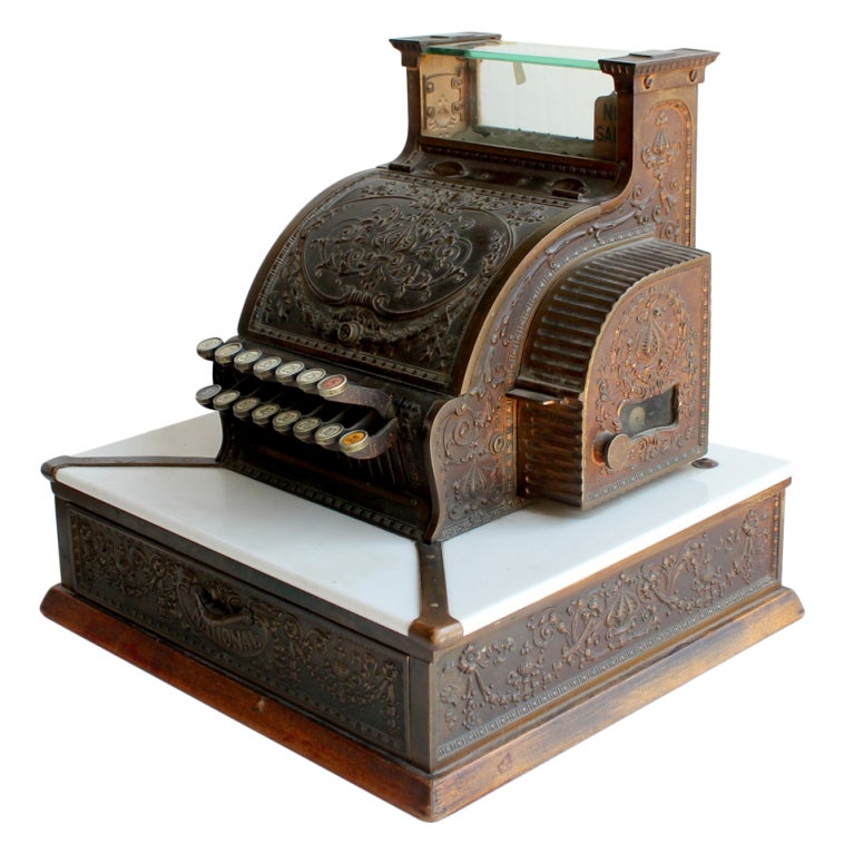 Antique Candy Store Decorative Cash Register by National Dayton Ohio For Sale