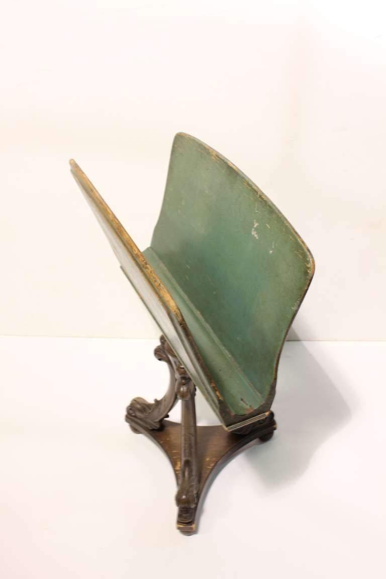 1920's hand Painted Decorative Magazine Holder For Sale at 1stdibs