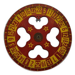 Vintage Carnival Game Wheel