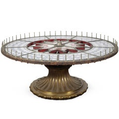Amazing roulette wheel game table