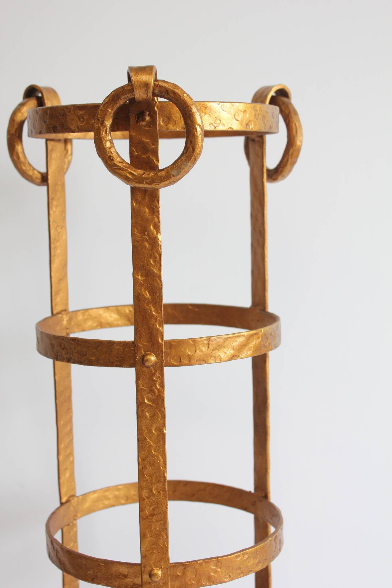 1930s Gilded Umbrella Stand