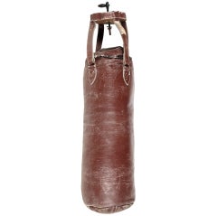 Vintage Leather Punching Bag