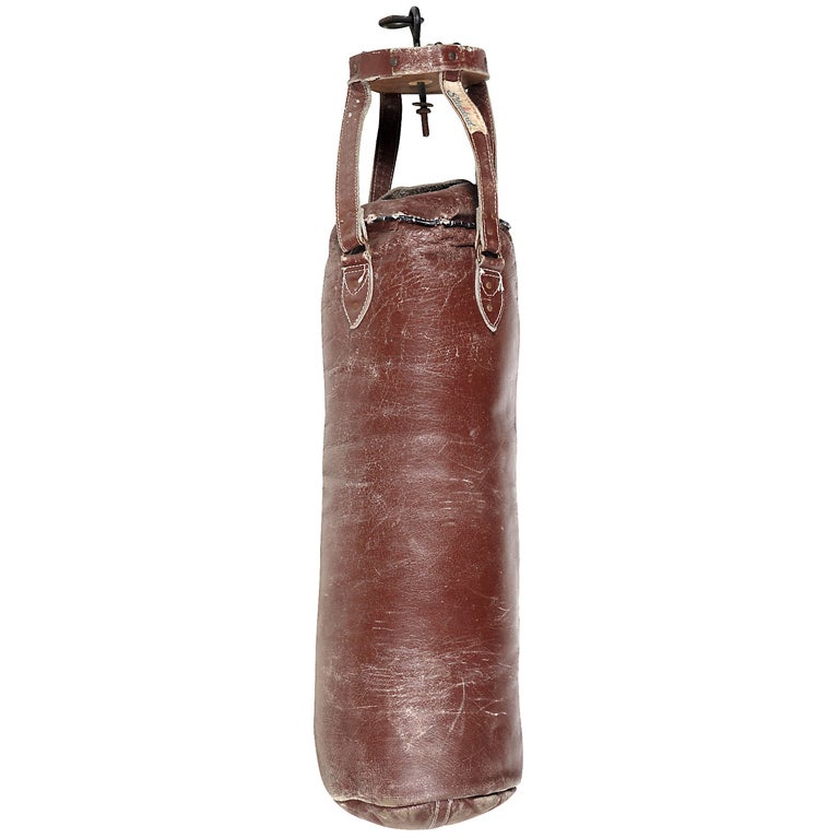 Leather Punching Bag at 1stdibs