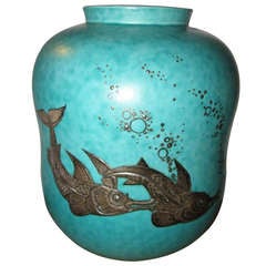 Gustavsberg Argenta Fish Vase