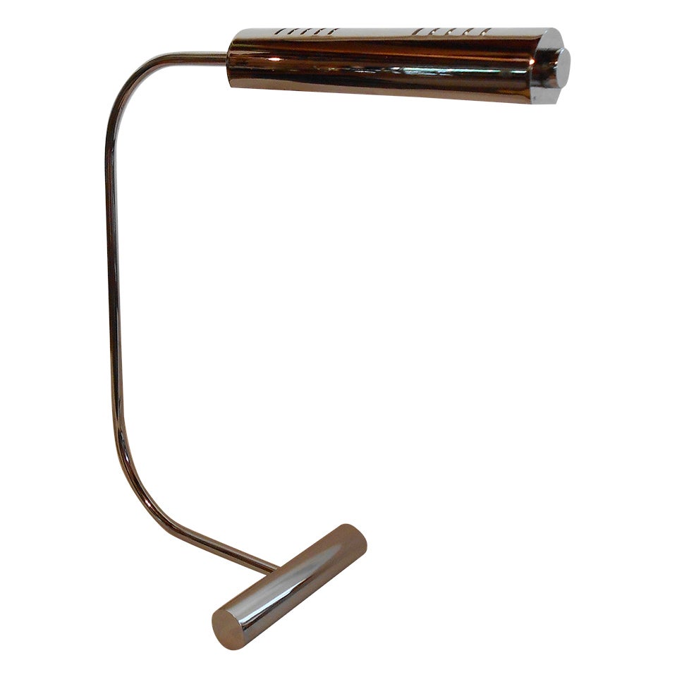 Koch 
Lowy Chromed Brass Desk Lamp