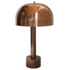 Mid Century Chrome Dome Table/Desk Lamp by Laurel