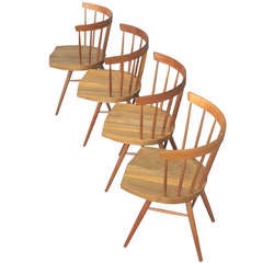 George Nakashima Vintage Studio-Production Straight Chairs