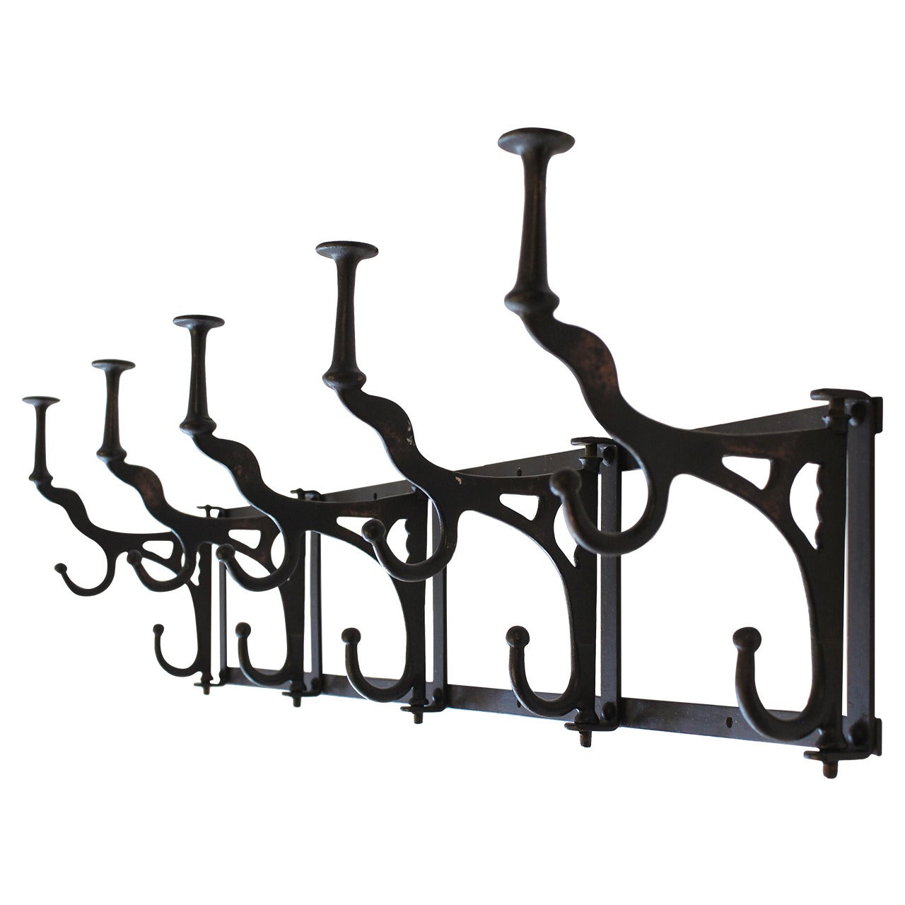 Antique Coat and Hat Rack