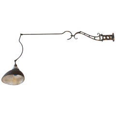 1920s American Articulated Wall Lamp by Faries Fixtures