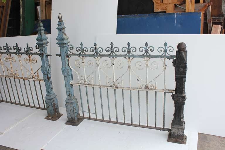vintage wrought iron fence