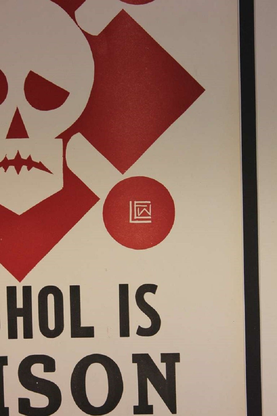 1930's original American Prohibition poster 