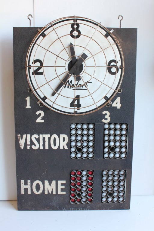 1950's Gymnasium Score Board