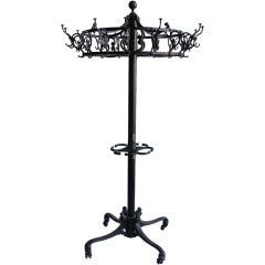 1900's Carrousel Commercial Coat Rack