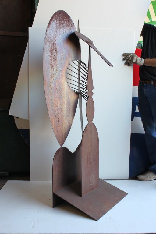 Five foot tall replica of Pablo Picasso monumental cubist sculpture