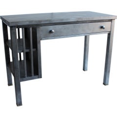 Vintage Mission style metal desk