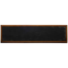 Long Antique American School Chalkboard