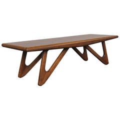 Adrian Pearsall Style Boomerang Coffee Table
