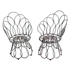 Vintage Mid Century Re-Trouve Chairs by Patricia Urquiola, pair