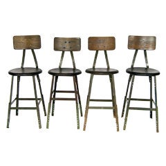 1940's American Industrial stools, more available 1
