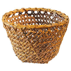 Vintage Large Woven Basket
