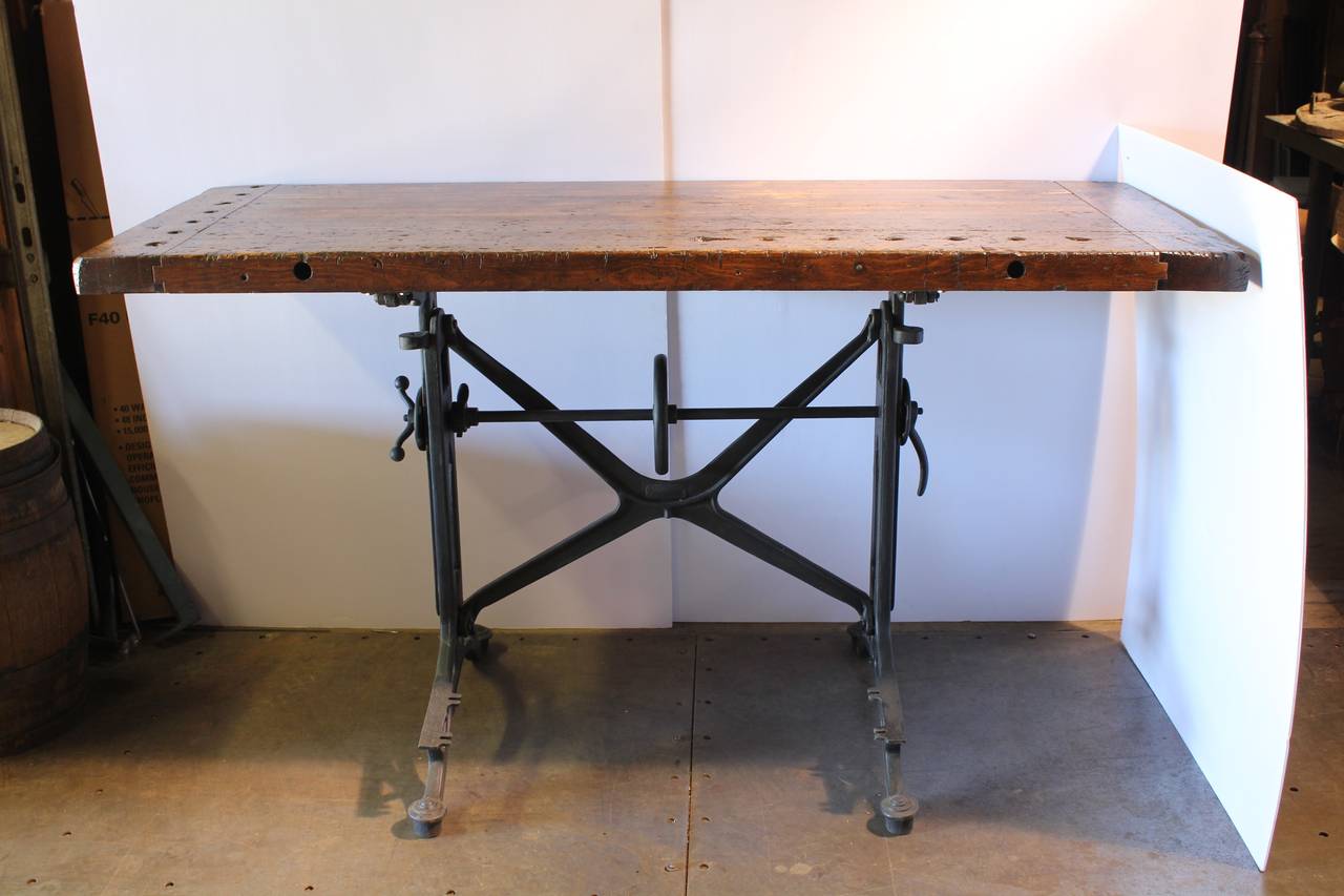 Antique American Drafting Table.
