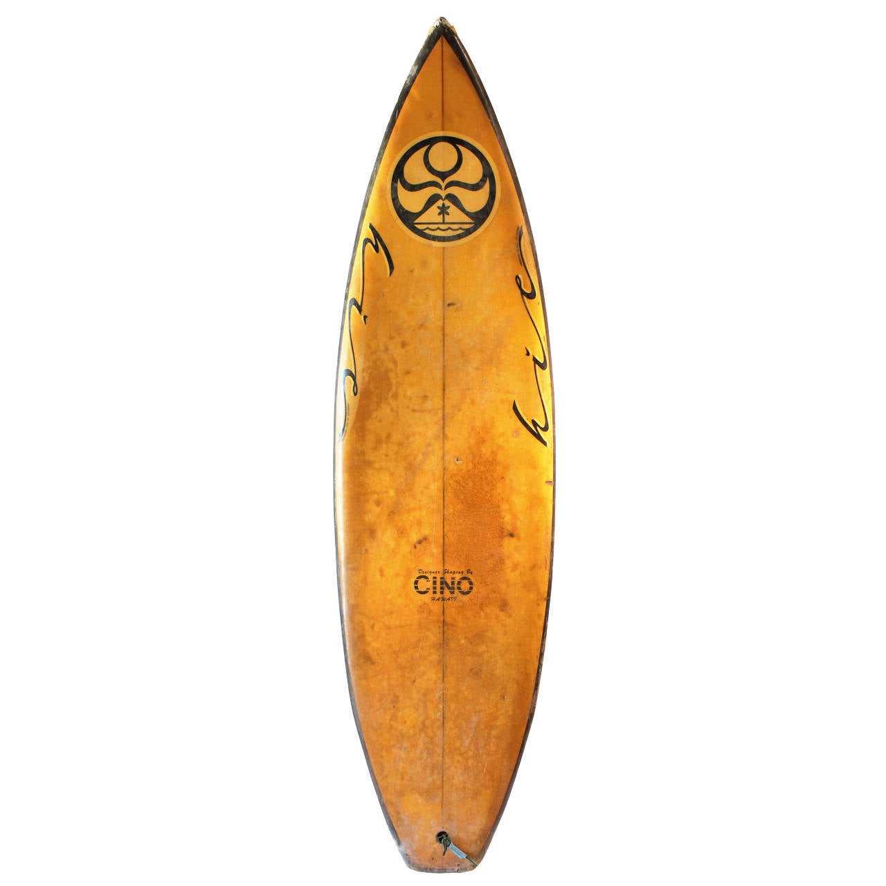 Late 20th Century Hawaiian Surfboard Designed by Cino at 1stDibs