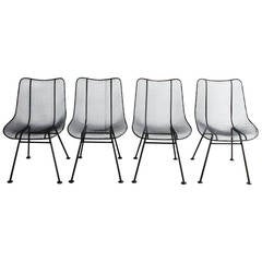 1950s Sculptura Dining Chairs by Woodard, Eight Available