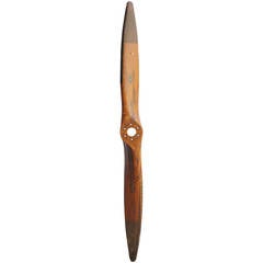 Retro 1950s Wooden Airplane Propeller by Sensenich Bros