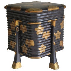 19th Century Japanese Lacquer " Hakko Bako " Box