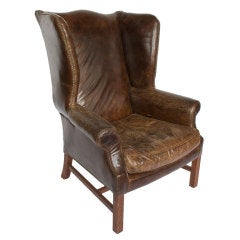 English Style Distressed Wing Chair, 2 available