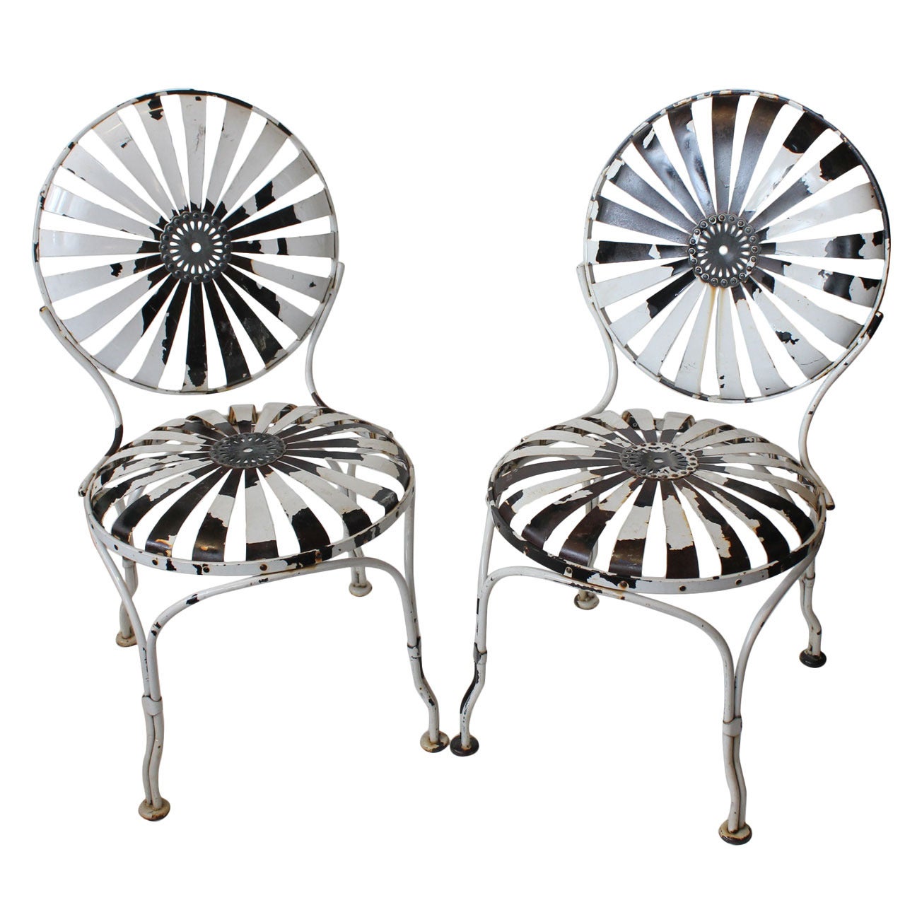 1930's French Garden Chairs by Francois Carre