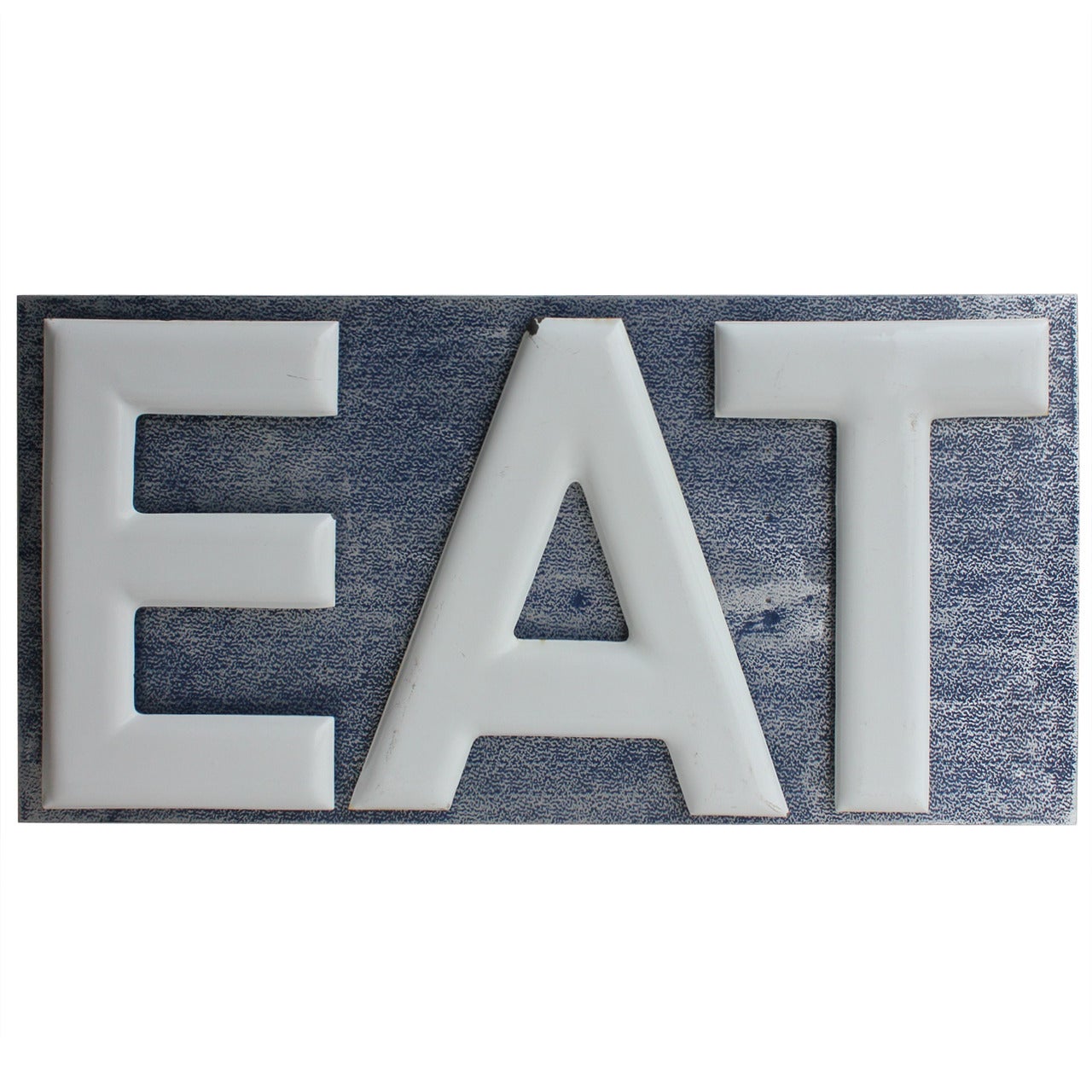 1930's Porcelain EAT Sign