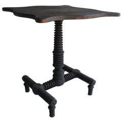 Antique 1900
s Folk Art Wooden Table