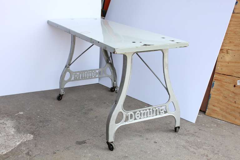 folding industrial table