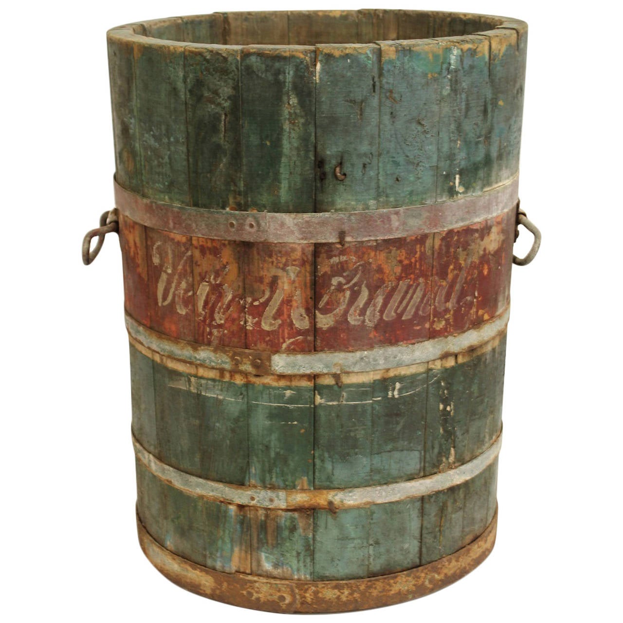 Large Vintage Wood Bucket at 1stDibs antique wooden bucket