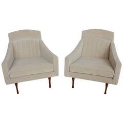 Rare Mid-Century Lounge Chairs by Paul McCobb 1